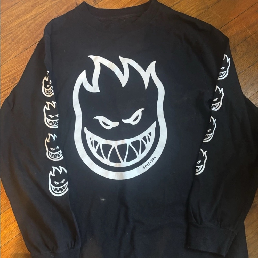 Spitfire Black Graphic Tee